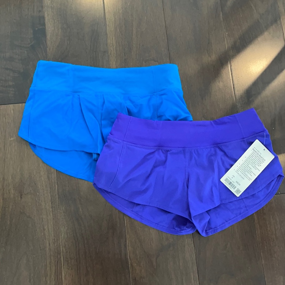 Lulu lemon speed up short 2.5” bundle!!